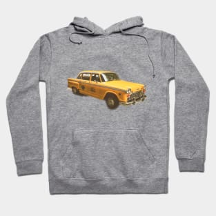 Yellow Cab Vintage Taxi Manhattan New York City Hoodie